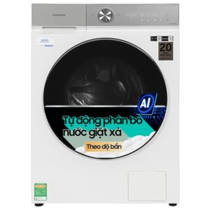 Máy giặt sấy Samsung Bespoke AI Inverter giặt 12 kg – sấy 8 kg WD12BB944DGHSV