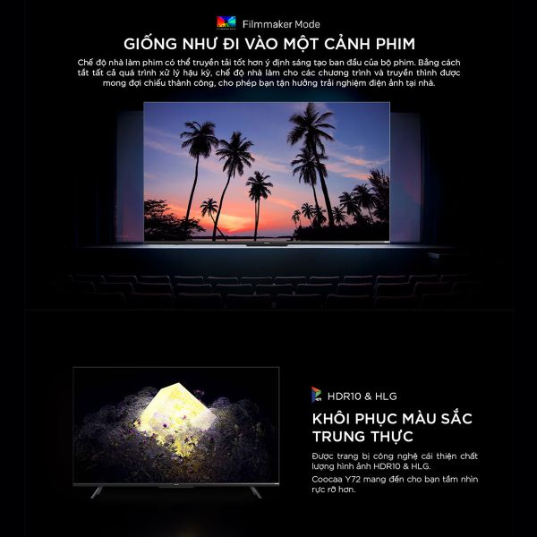 Google TV Coocaa 55 Inch 4K 55Y68 - 55 inch