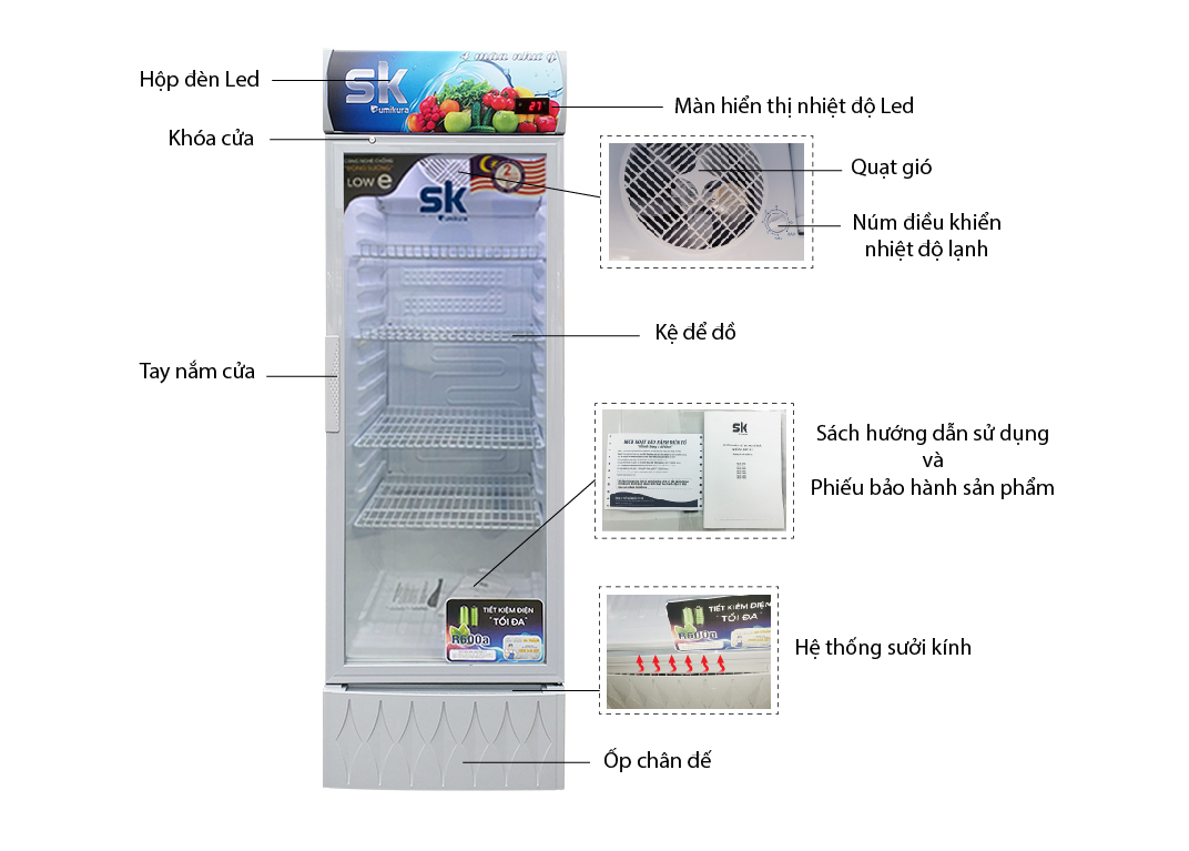Tủ mát Sumikura SKSC-250