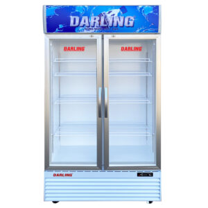 TỦ MÁT 2 CÁNH ĐÈN LED 630L DL-7000A2