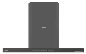 Máy hút mùi áp tường chữ T màu xám Titan 70cm GrandX GX H70C69G