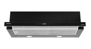 Máy hút mùi âm tủ màu đen 90cm GrandX GX H90F58B
