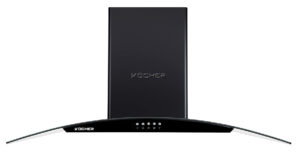 Máy hút mùi áp tường màu đen 90cm Kocher K-8872V