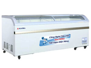 Tủ đông Alaska mặt kính cong 550 lít KC-550