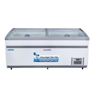 Tủ bày hàng kính phẳng 650 lít Alaska KN-650