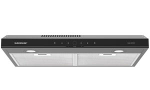 Máy hút mùi Sunhouse SHB72031 kính thẳng cảm ứng 3 tốc độ 180W