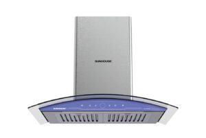 Máy hút mùi kính cong Sunhouse 70cm SHB72032 170W
