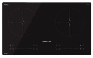Bếp từ 2 vùng nấu Sunhouse SHB8101 4000W kính Ceramic