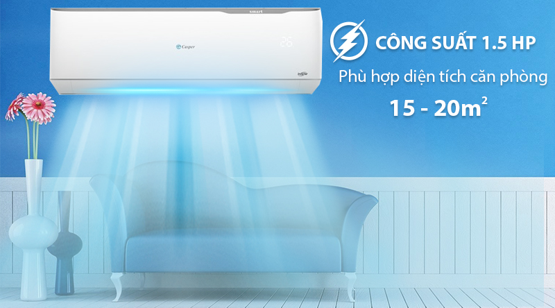 Máy lạnh 2 chiều Casper Inverter 1.5 HP GH-12TL32