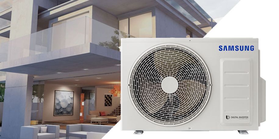 Samsung AJ050TXJ2KH/EA có thiết kế mới, độc đáo, kích thước khá nhỏ gọn có thể lắp đặt ở nhiều vị trí