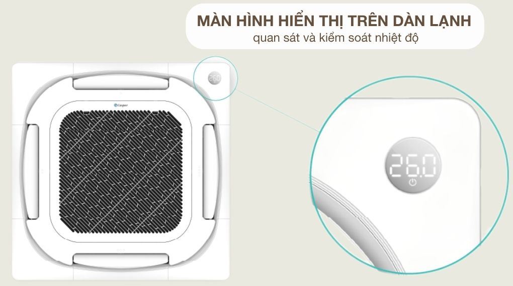 Điều hòa âm trần Casper 18000BTU inverter 1 chiều CC-18IS33