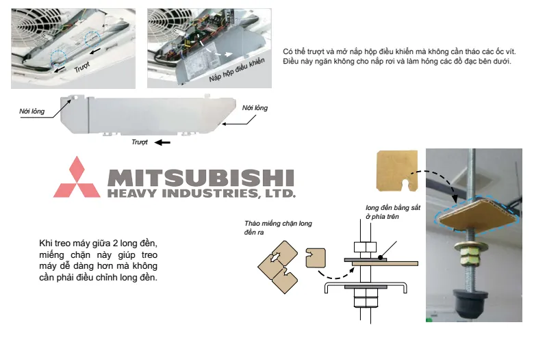 Điều hòa âm trần Mitsubishi Heavy