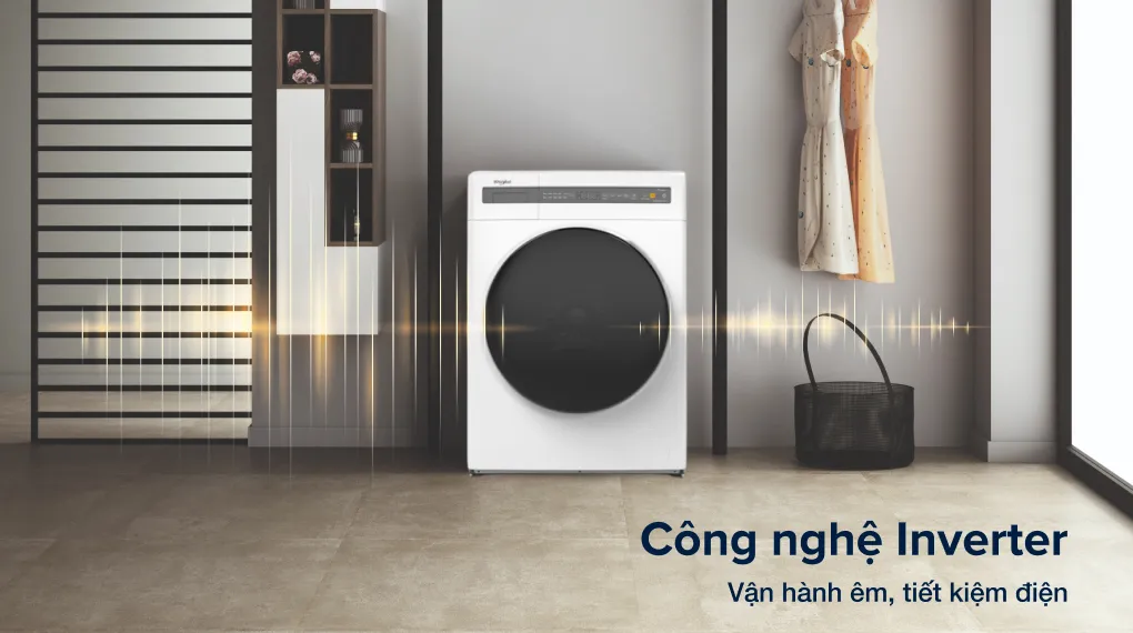 Máy giặt Whirlpool FreshCare Inverter 10.5 kg FWEB10502FW